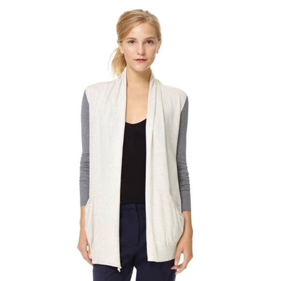 Aritzia Wilfred Flaubert Cardigan tan/grey - Picture 2 of 2